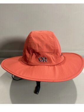 Outdoor Research Sombriolet Sun Hat Booney Hat Coral Sz Large Hiking Outdoor